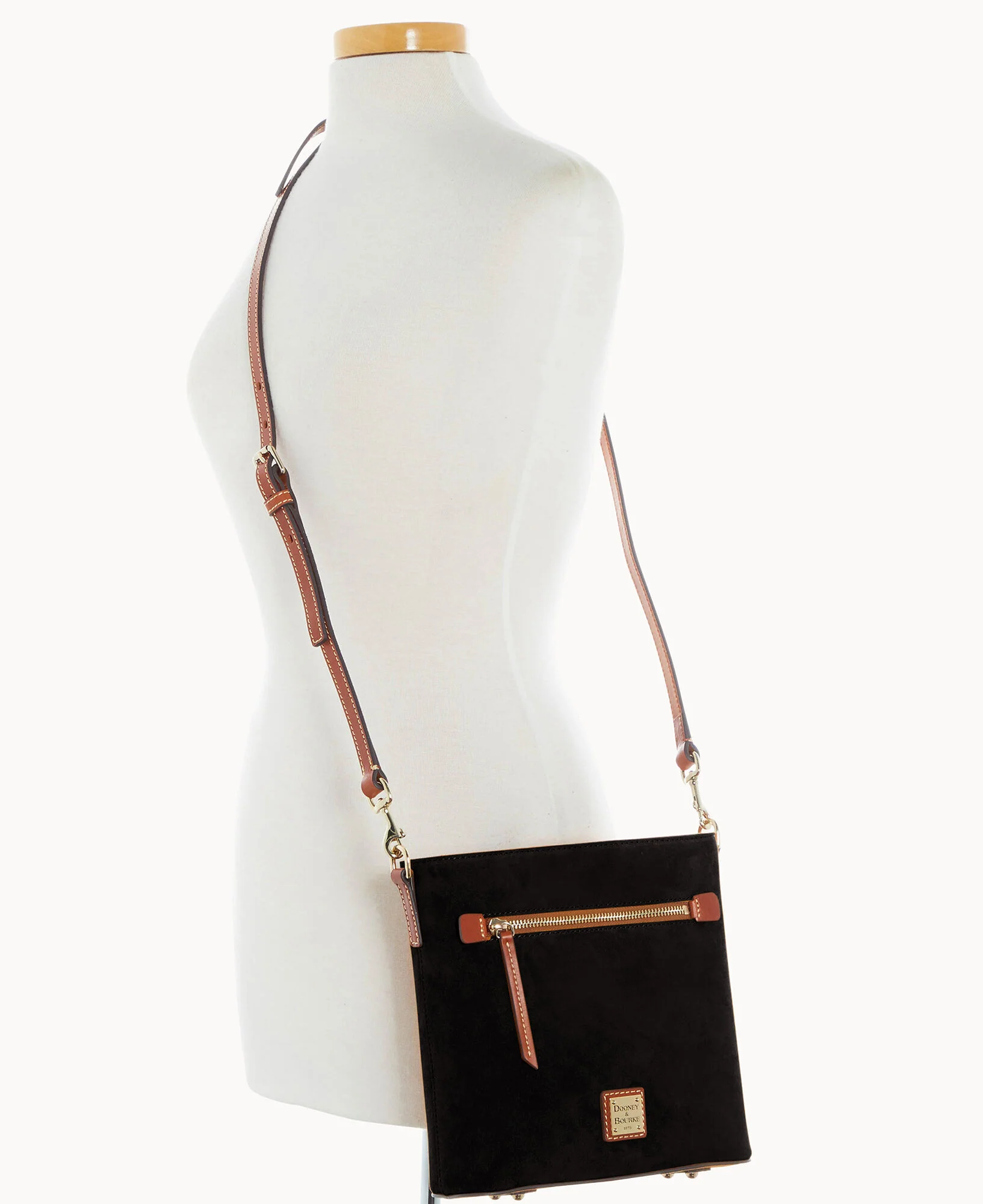 Suede Zip Crossbody - Image 14