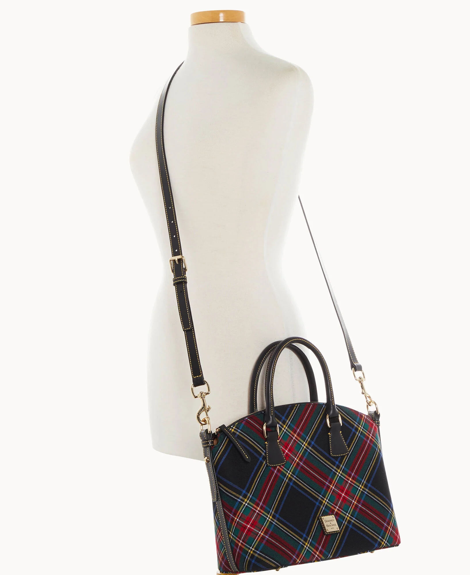 Tartan Domed Satchel - Image 13