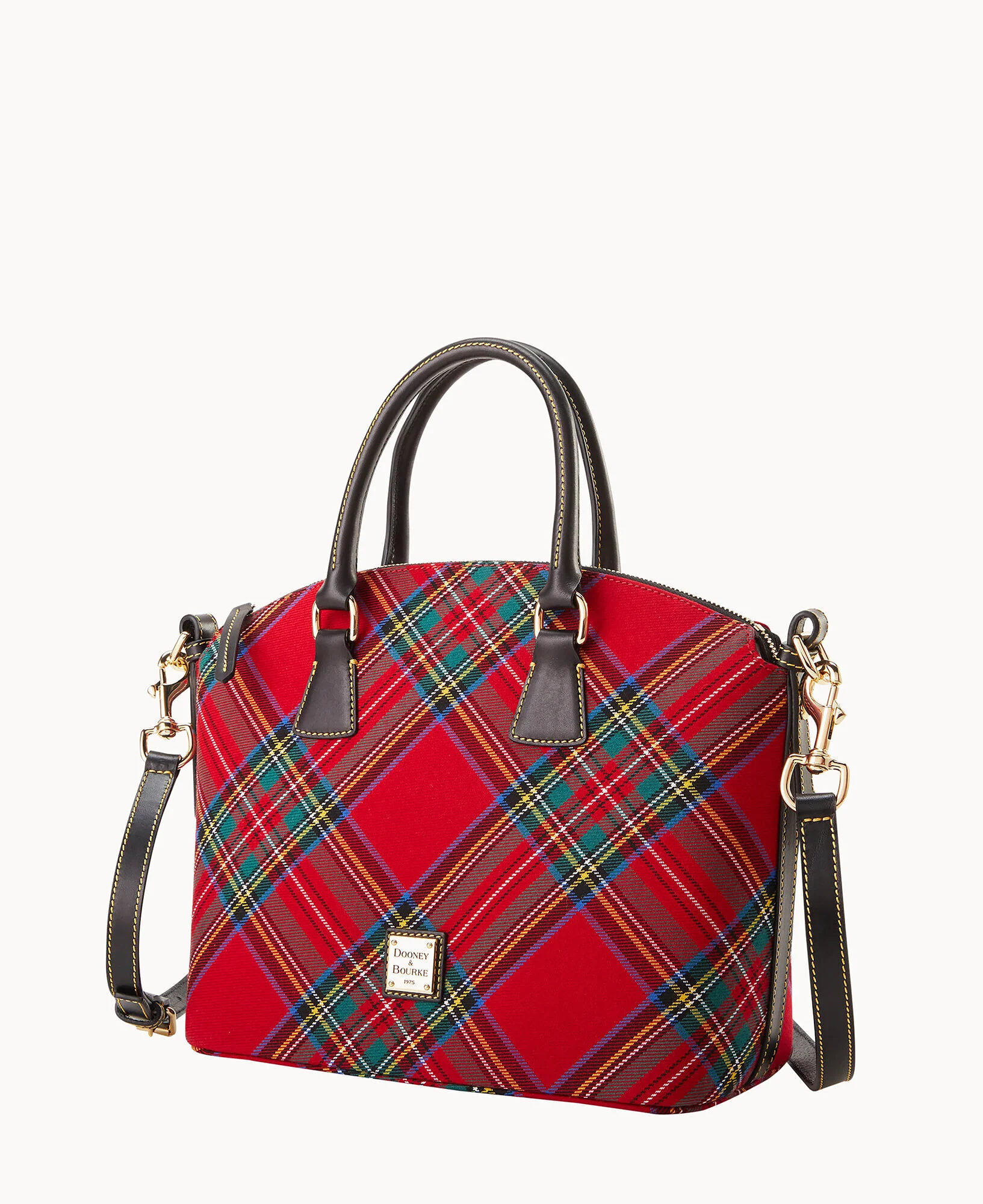 Tartan Domed Satchel - Image 2