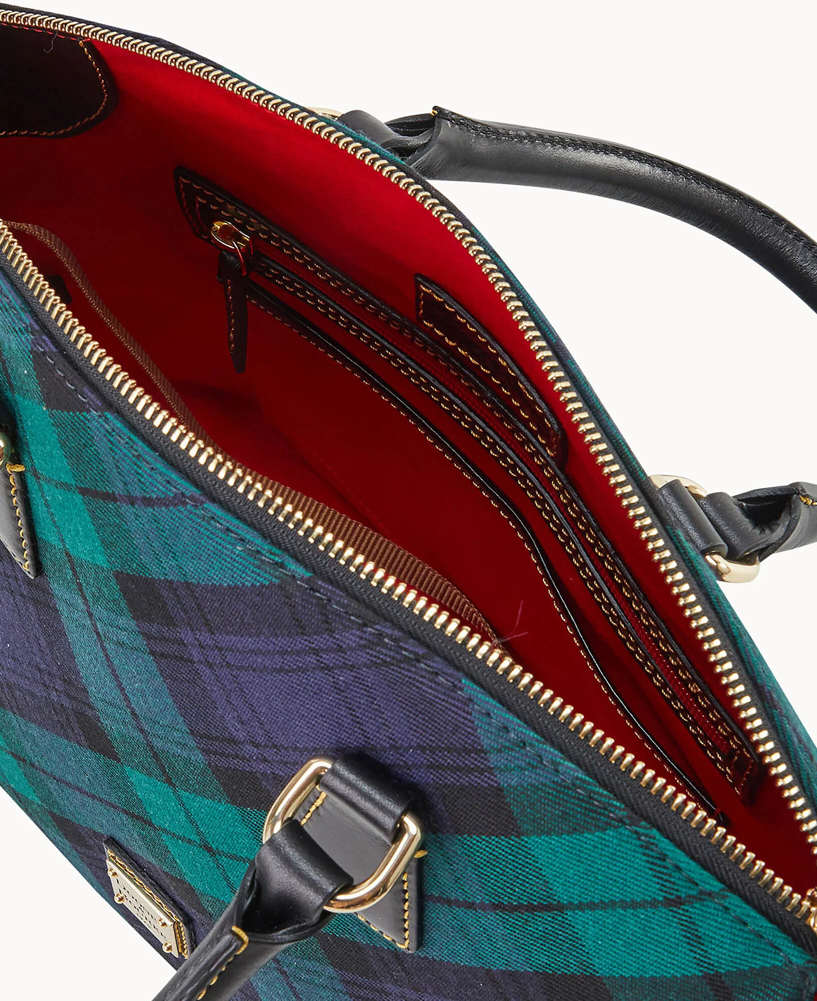 Tartan Domed Satchel - Image 7