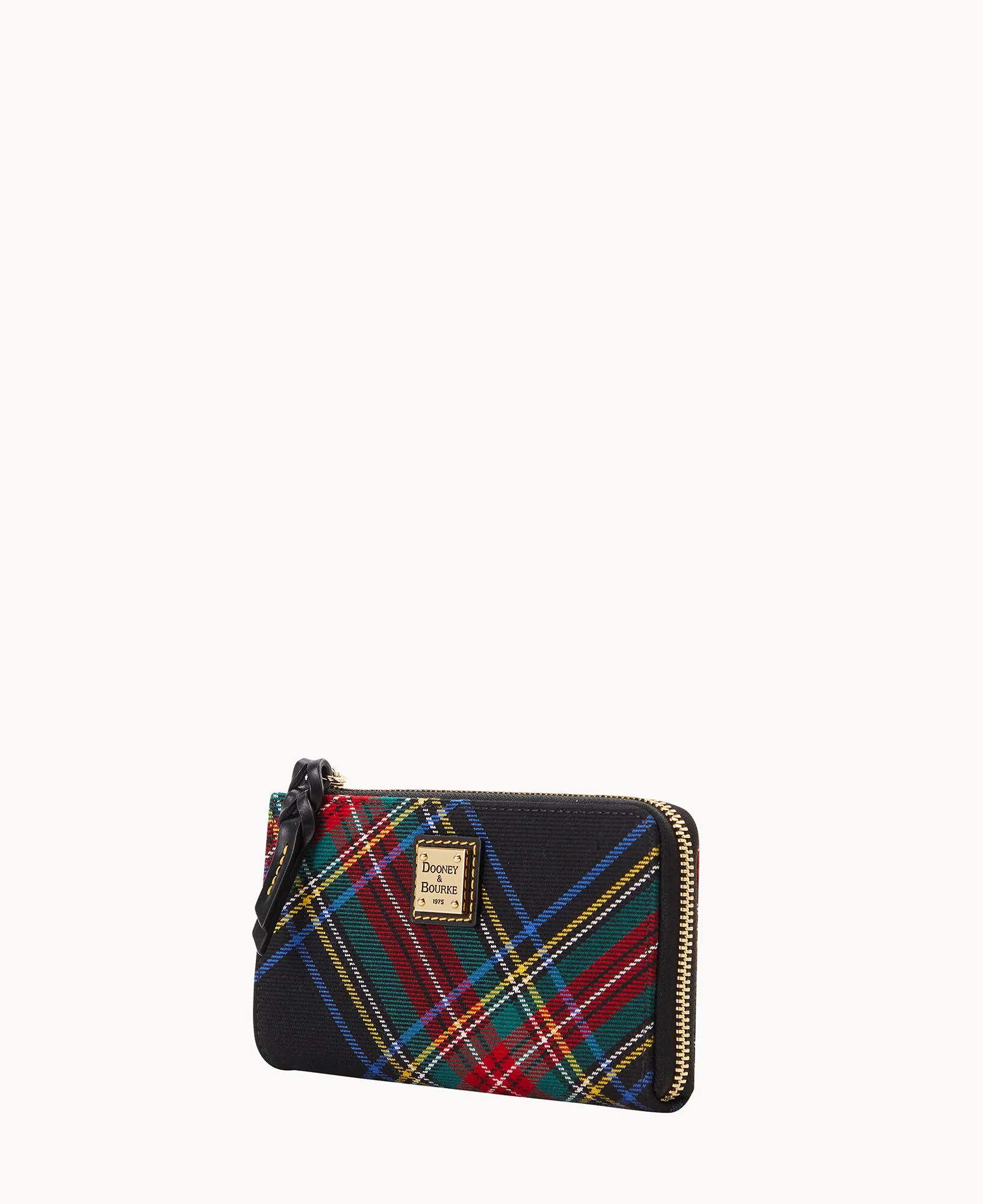 Tartan Folded Zip Wristlet - Image 10