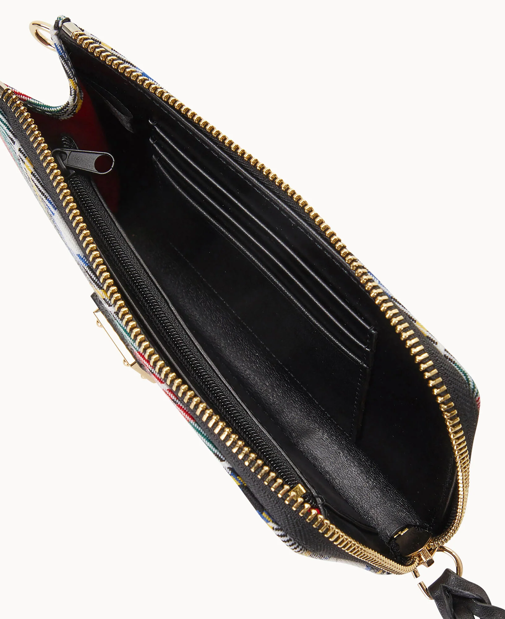 Tartan Folded Zip Wristlet - Image 3