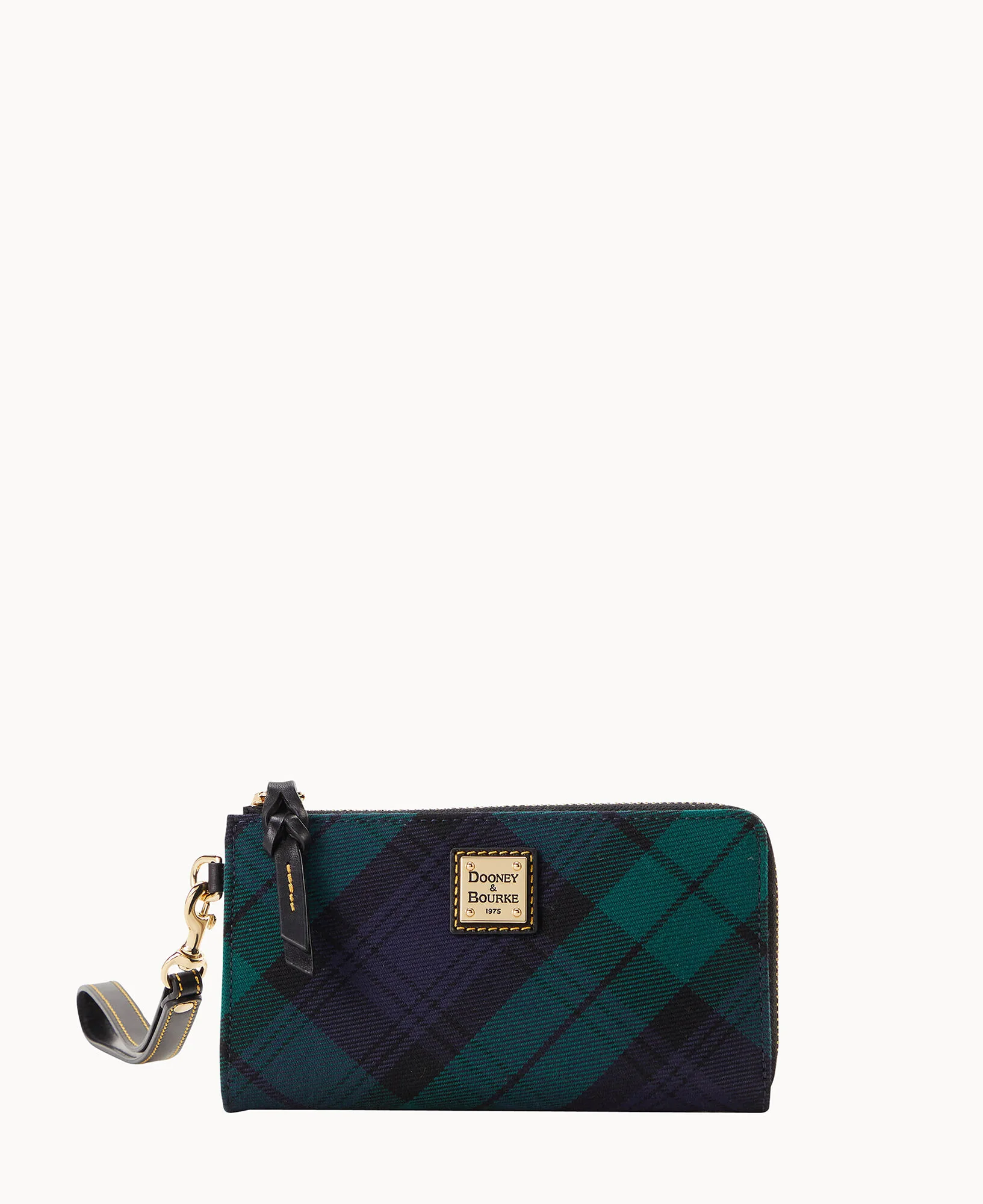 Tartan Folded Zip Wristlet - Image 4