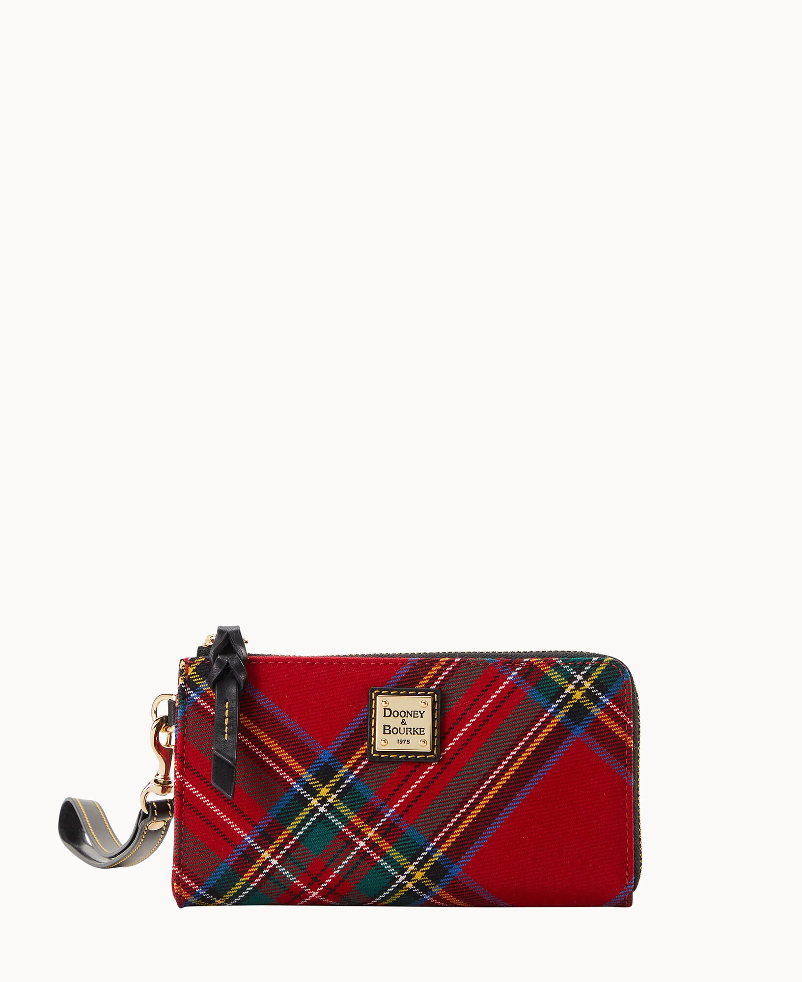 Tartan Folded Zip Wristlet - Image 7