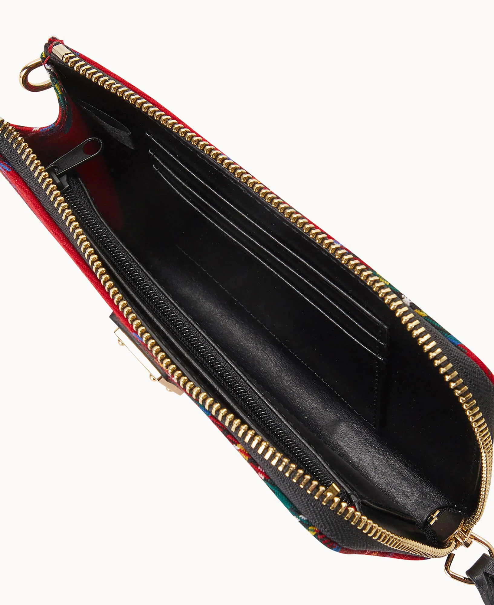 Tartan Folded Zip Wristlet - Image 8