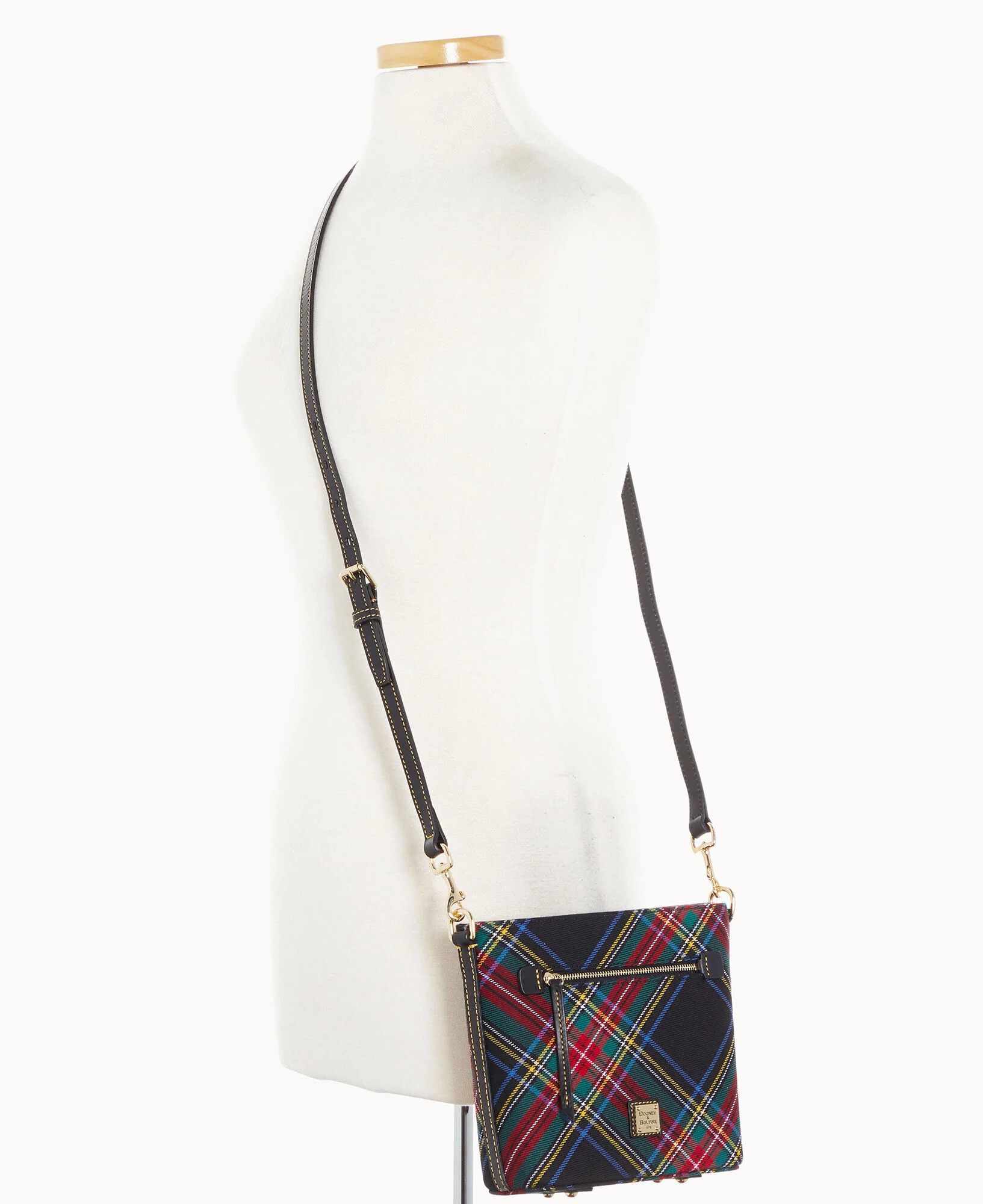 Tartan Small Zip Crossbody - Image 8