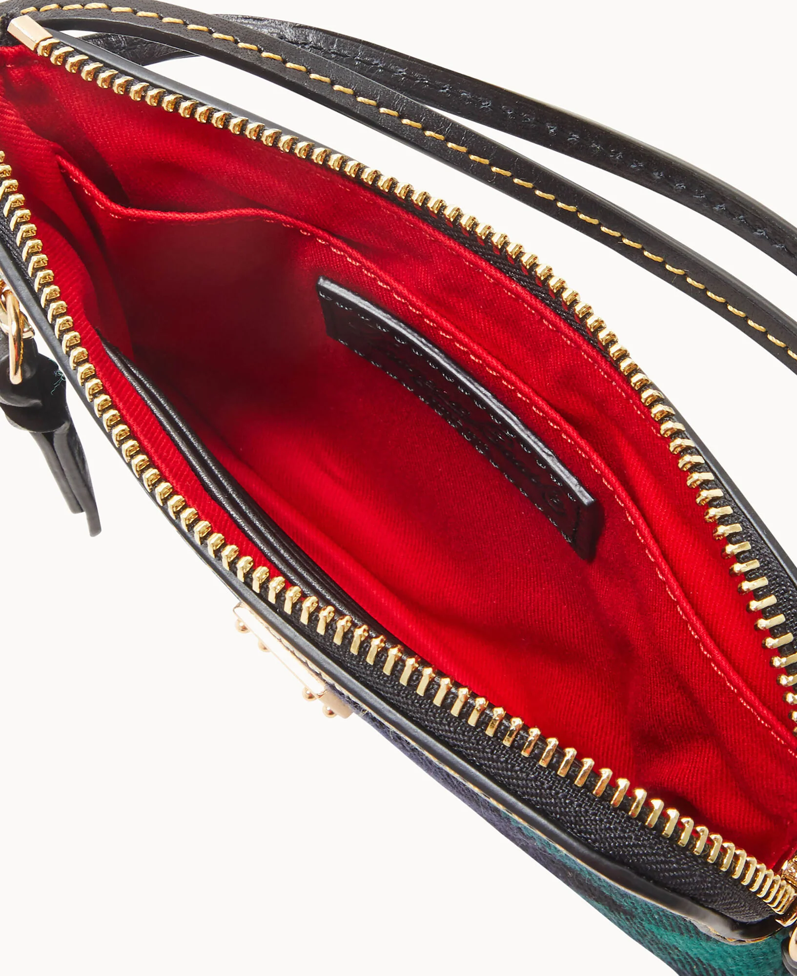 Tartan Zip Around Wristlet - Image 3