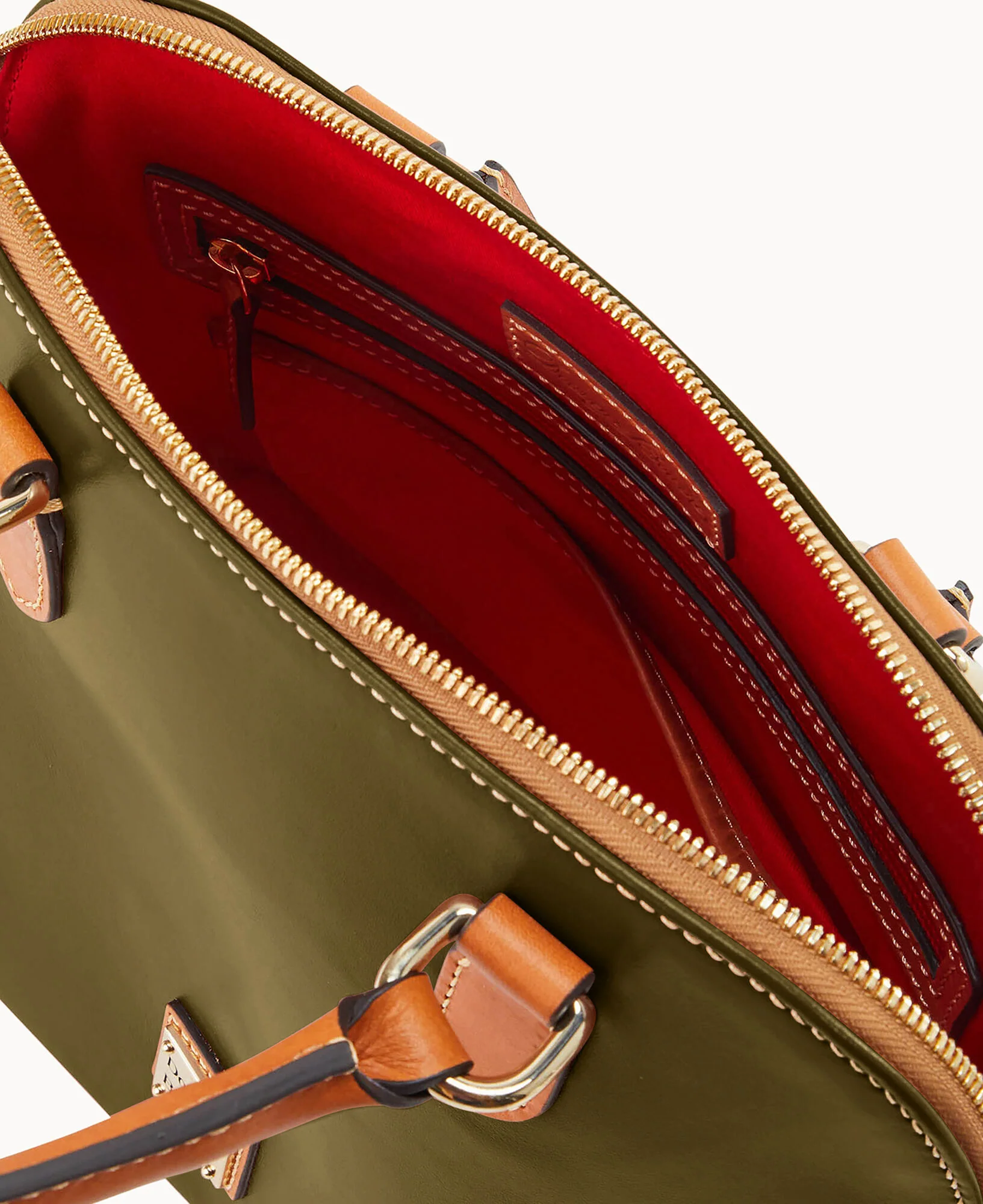 Wexford Leather Domed Satchel - Image 3