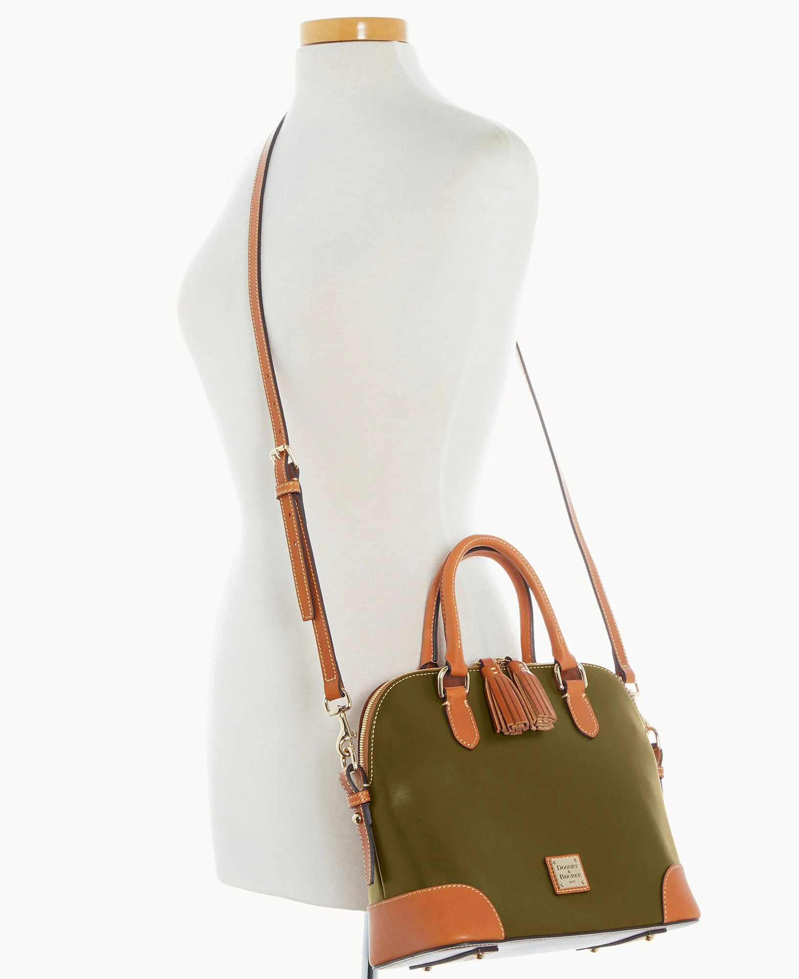 Wexford Leather Domed Satchel - Image 5