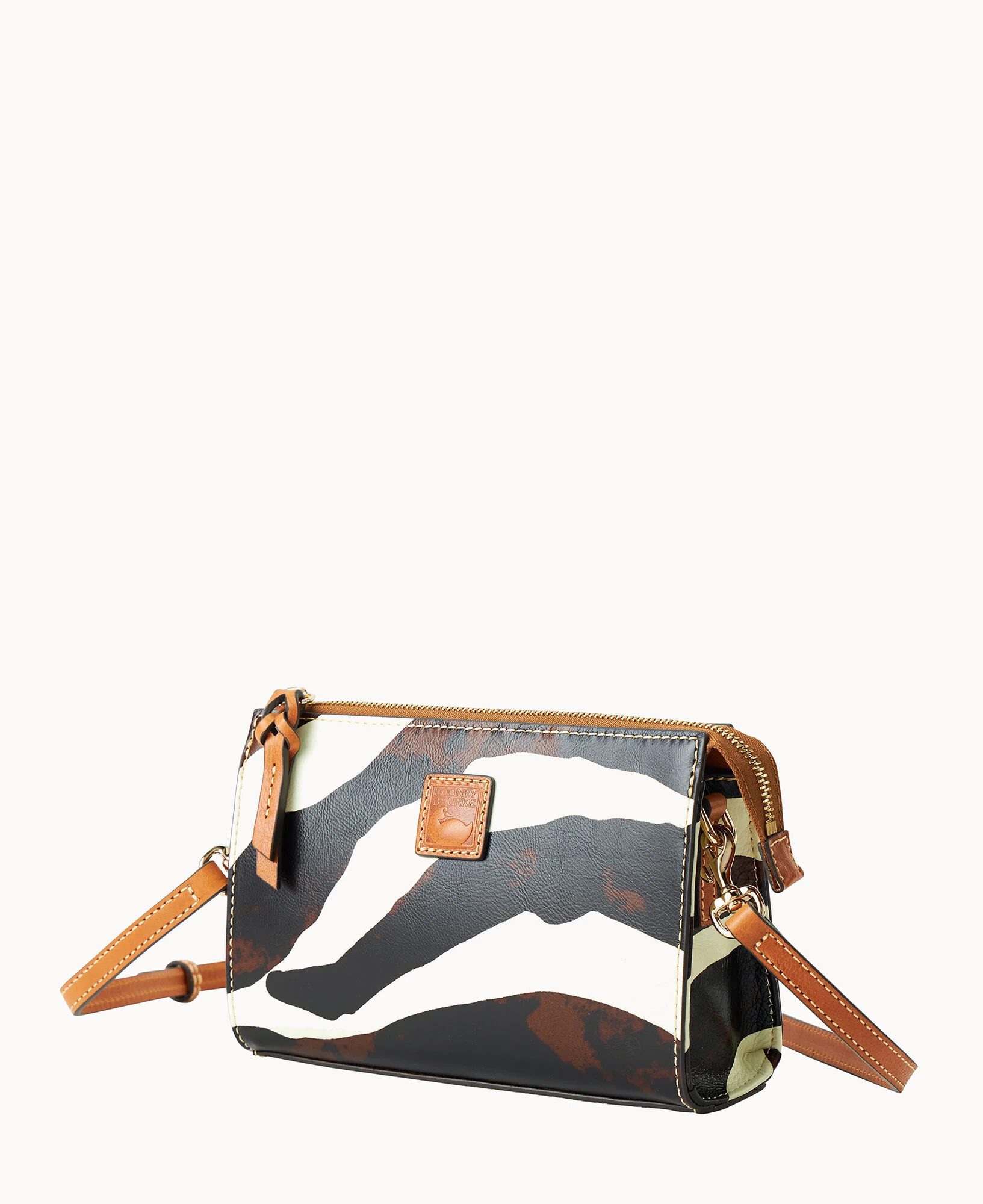 Zebra Leather Janine Crossbody - Image 2