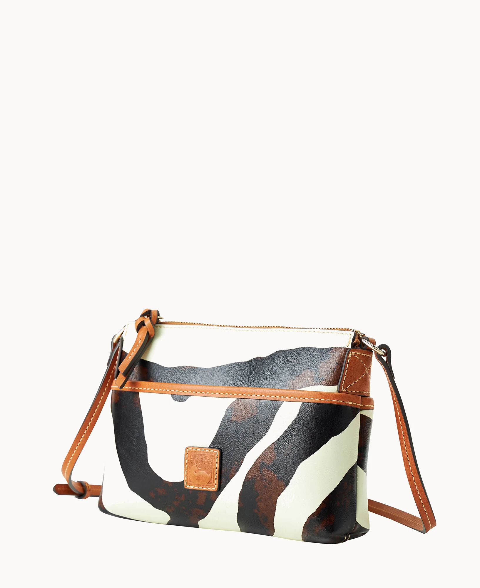 Zebra Leather Katie Crossbody - Image 2
