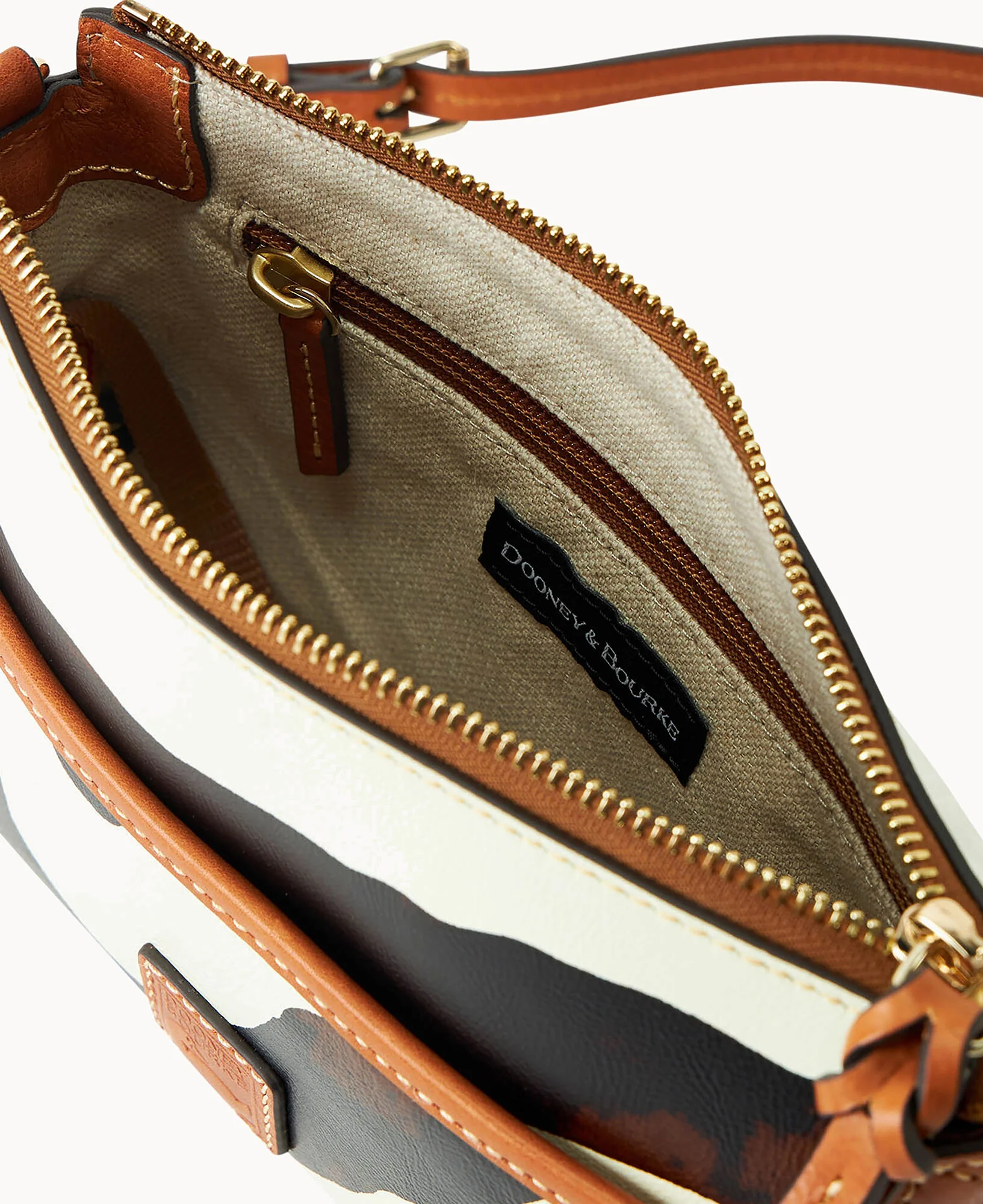 Zebra Leather Katie Crossbody - Image 3