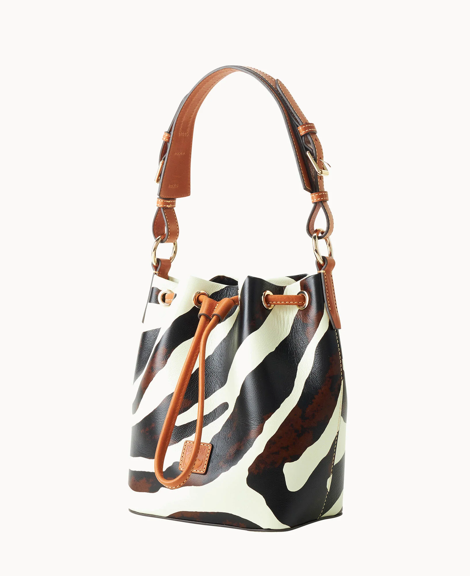Zebra Leather Small Drawstring - Image 2